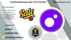 Verified Moonpay Sale | KYC Verified