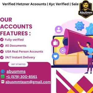 Verified Hetzner Acoounts | Kyc Verified | Sale