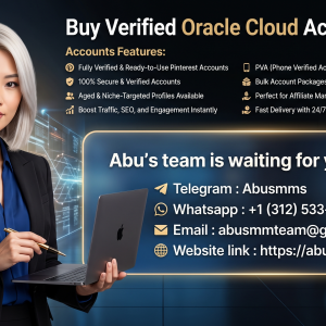 Buy Verified Oracle Cloud Accounts